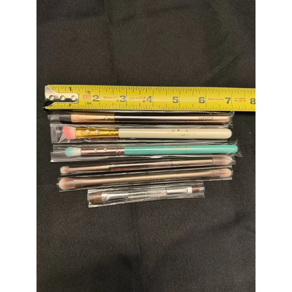 Brand New 6 Piece Makeup Eye Brush Bundle - Hipdot & SLMissGlam Precision Set